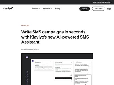 Klaviyo SMS Assistant