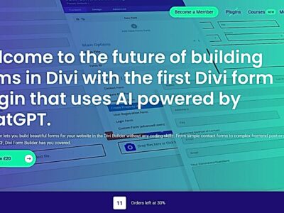 Divi Form Builder