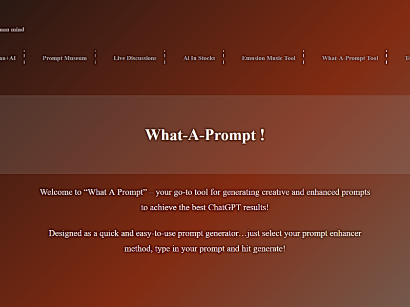 What-A-Prompt